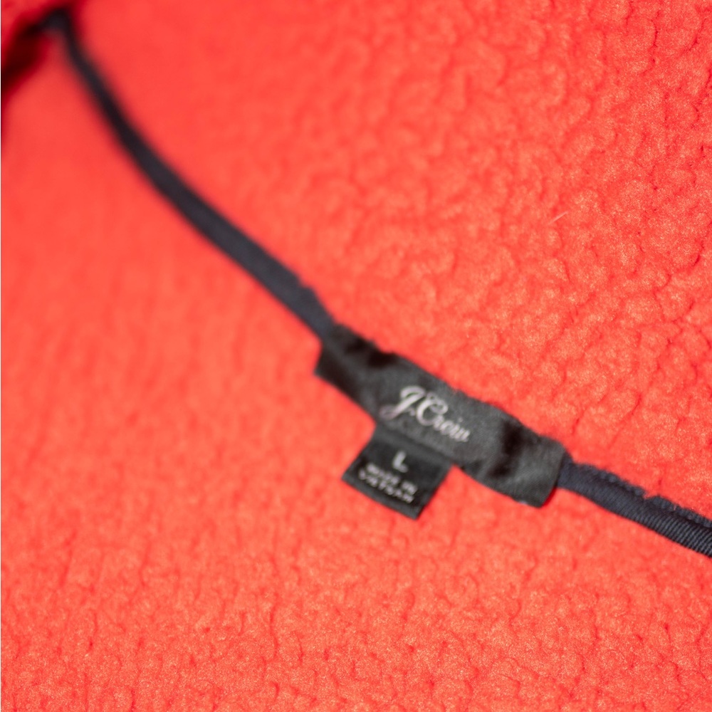 Jcrew Sherpa Unisex Zip Up Pullover - Picture 5 of 5